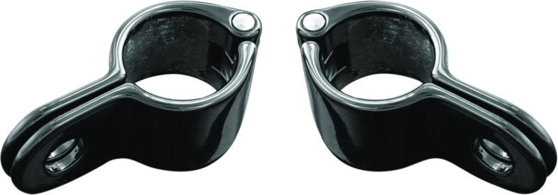 Kuryakyn Magnum Quick Clamp 1inch Gloss Black (Pair) - Cycle City Outdoors