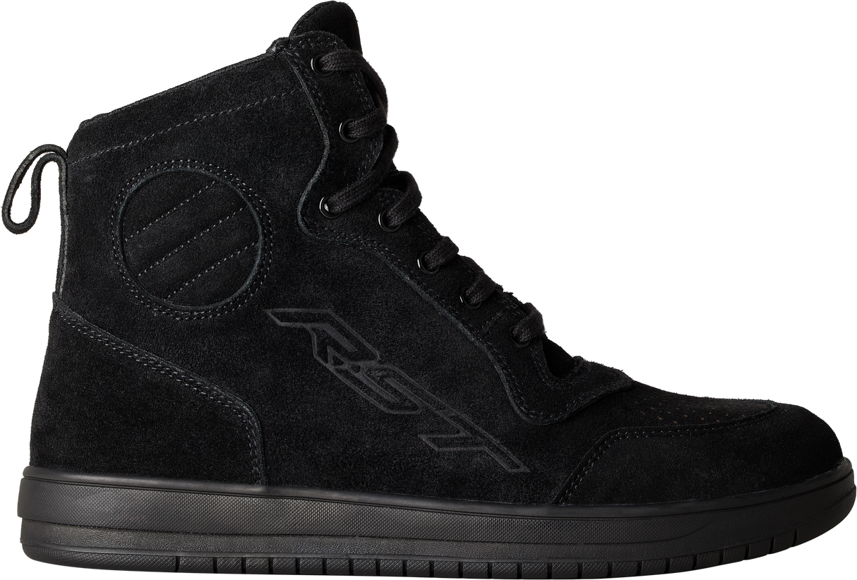Hitop Moto Sneaker Ce Boot Black Suede Sz 10