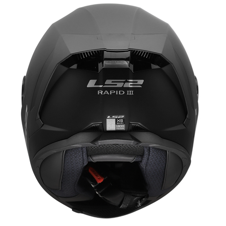 LS2 Rapid III Solid Full Face Motorcycle Helmet