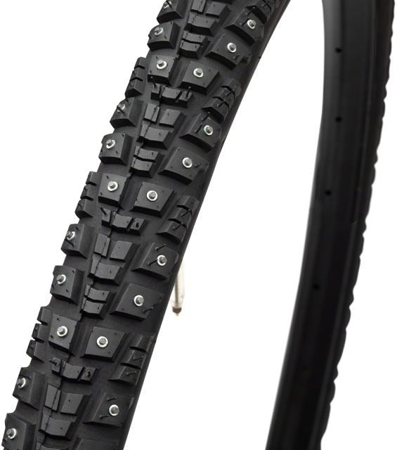 45NRTH Gravdal Studded Winter Road Tire - 650bx38 | 240 Carbide Steel Studs | 33 TPI
