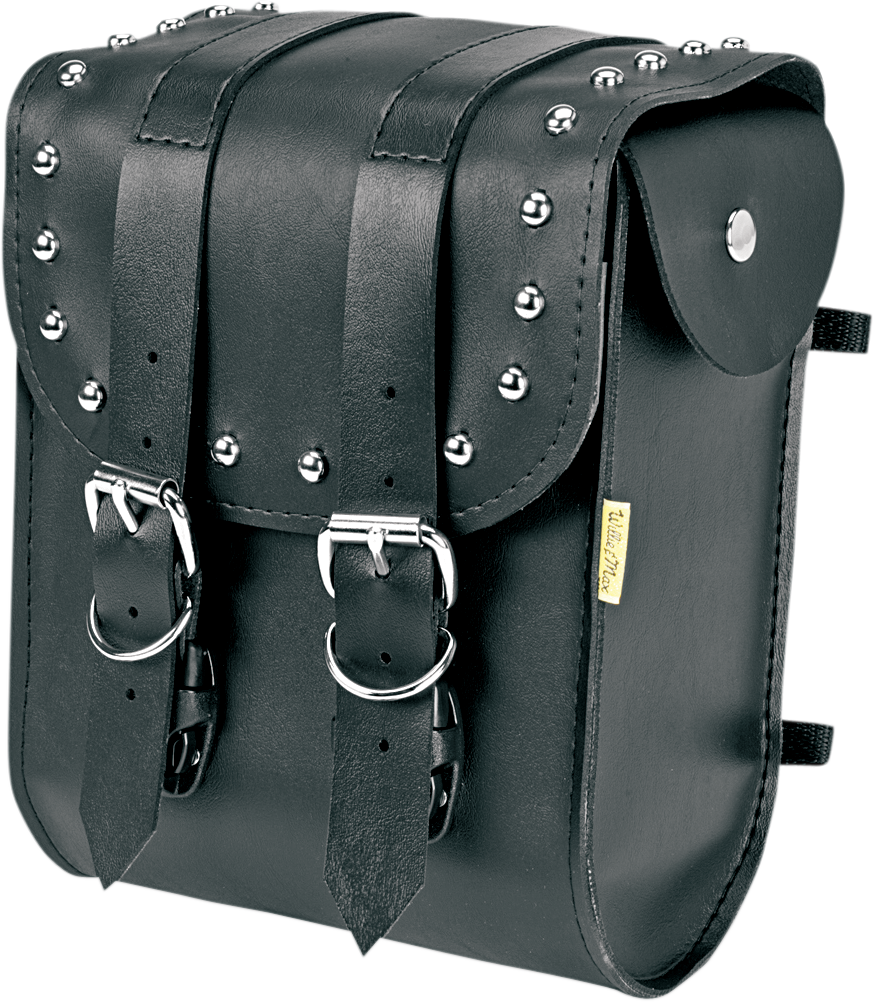WILLIE & MAX LUGGAGE Ranger Sissy Bar Bag - Studded - Black 58452-01