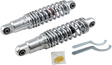 DRAG SPECIALTIES SHOCKS Premium Ride-Height Adjustable Shocks - Chrome - Heavy Duty - 12" C16-0162H - Cycle City Outdoors