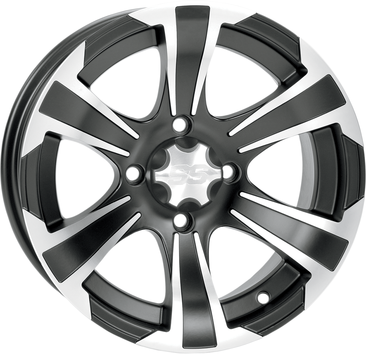 ITP Wheel - SS312 - Rear - Black Machined - 14x8 - 4/110 - 5+3 1428447536B