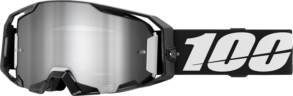 100% ARmatic Goggle - Black - Silver Flash Mirror 50060-00001