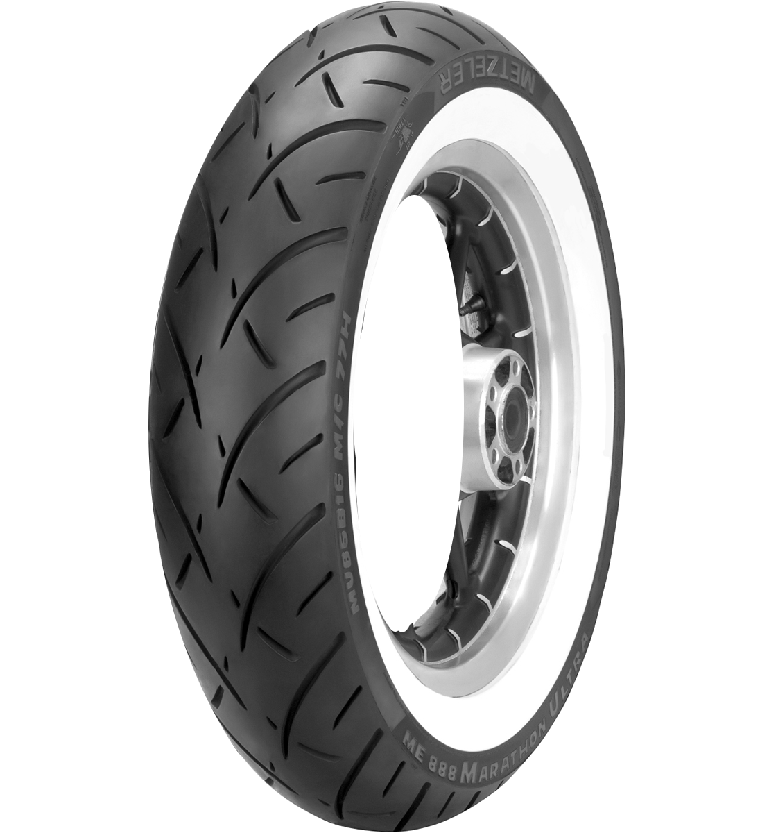 Metzeler ME 888 Marathon Ultra Rear Tire (170/80-15 Wide Whitewall 77H)
