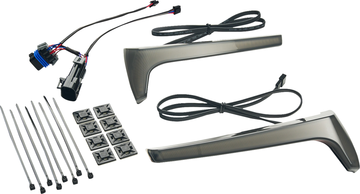 CIRO Saddlebag Lights - Smoke Lens - Red Turn Signal - Indian 4R100