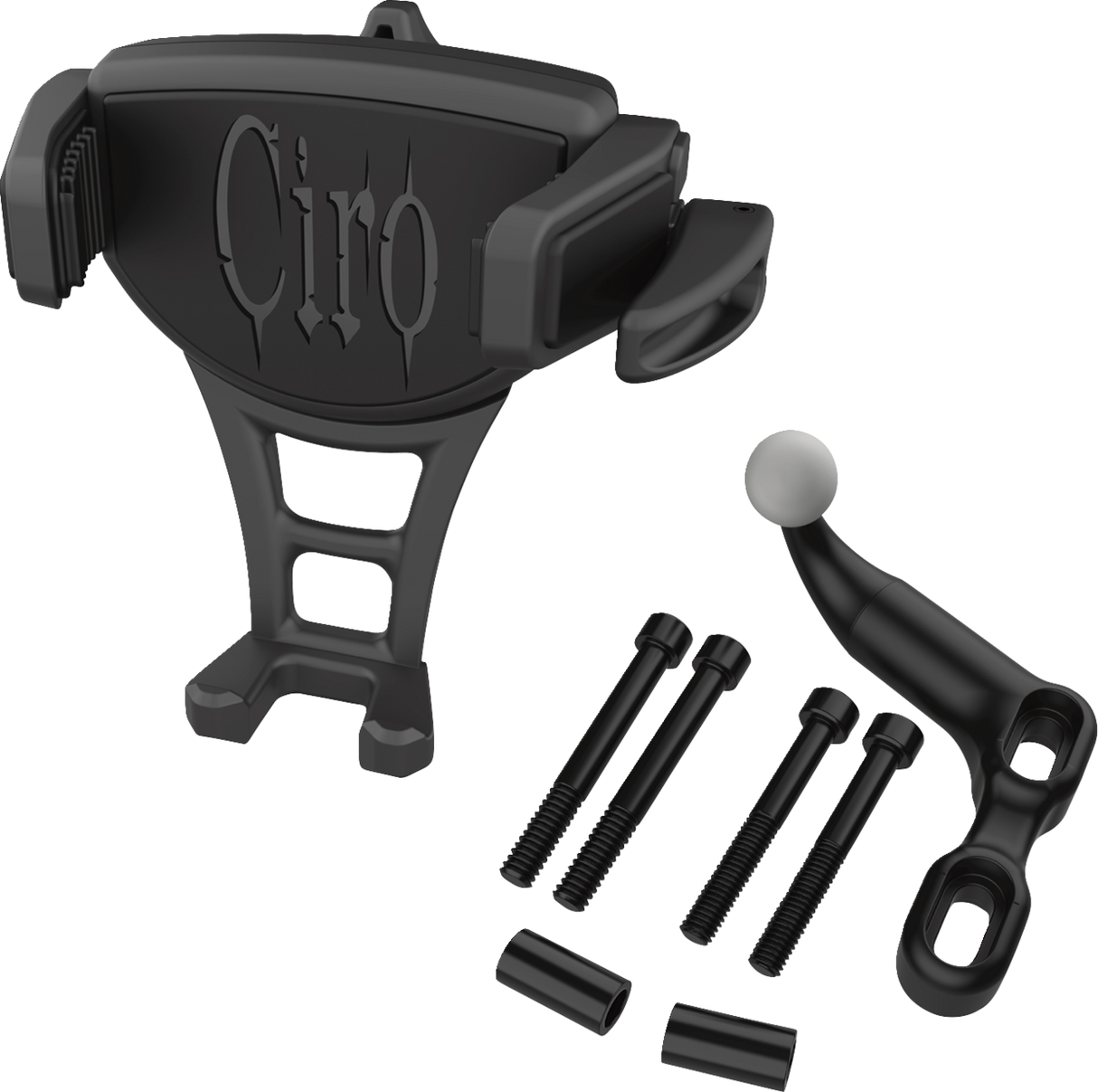 CIRO Phone Holder - Constrictor - Black - Black Offset Perch Mount 50351