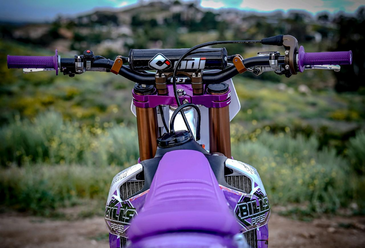 ODI Grips - MX - Half Waffle - Purple H36HWPR