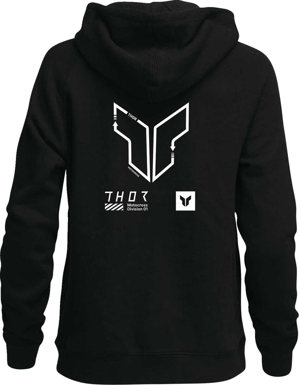 THOR Women's Trax Pullover Hoodie - Black - Medium 3051-1236