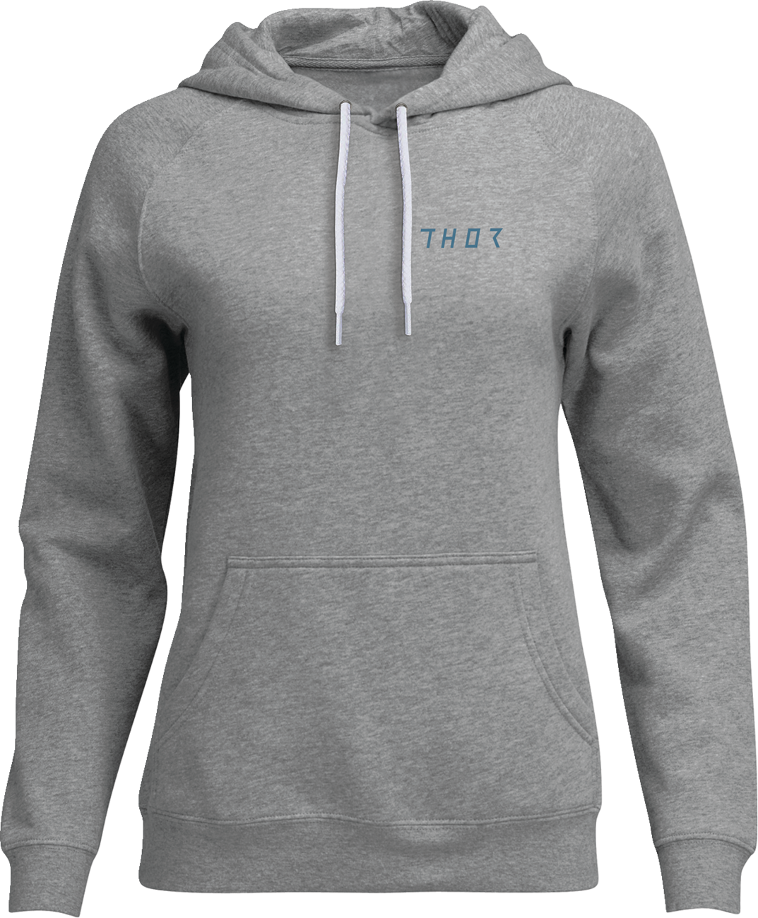 THOR Women's Trax Pullover Hoodie - Heather Light Gray - Large 3051-1242