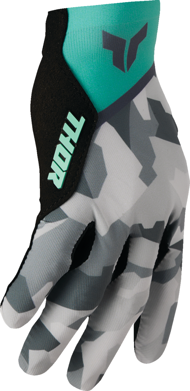 THOR Women's SPORTMODE Shadow Gloves - Teal - XL 3331-0279