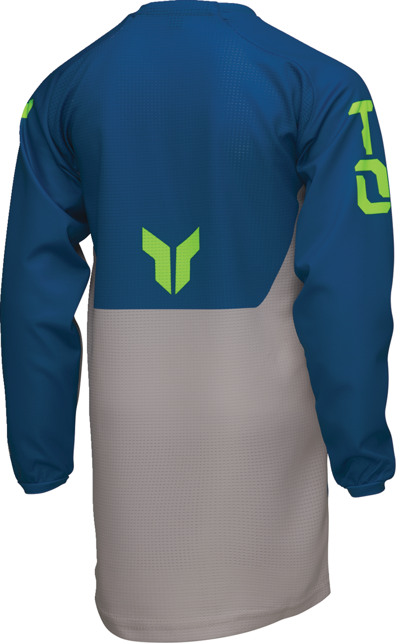 THOR Youth LAUNCHMODE Forge Jersey - Blue - Large 2912-2552