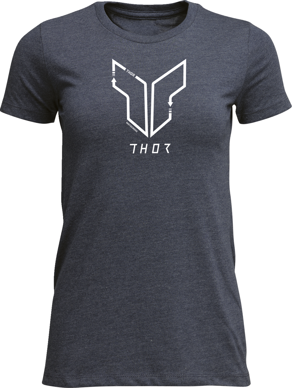THOR Women's Trax T-Shirt - Navy - Large 3031-4306