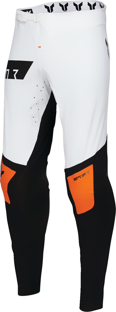 THOR SPORTMODE Rogue Pants White/Orange - 34 2901-11881