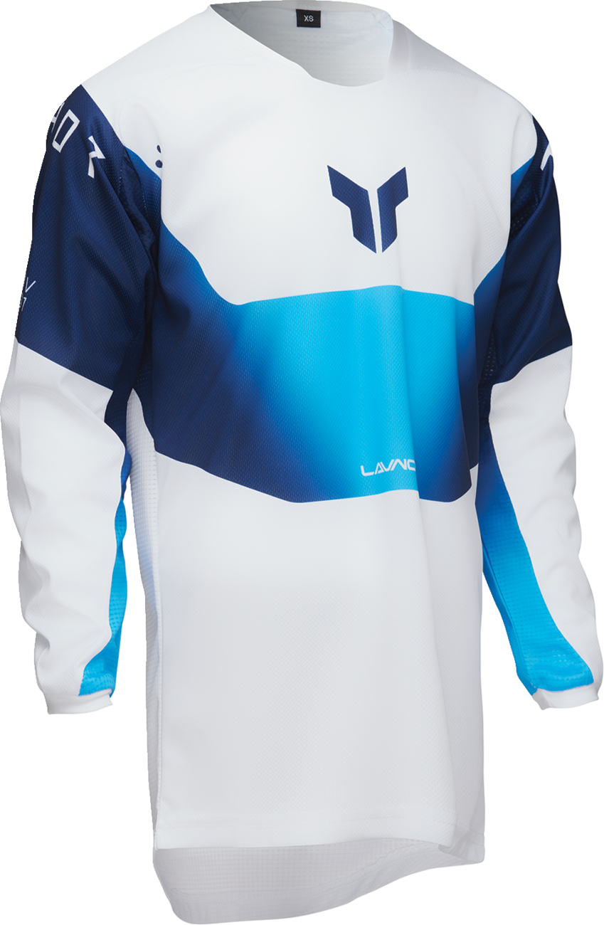 THOR Youth LAUNCHMODE Storm Jersey - White - 2XS 2912-2566