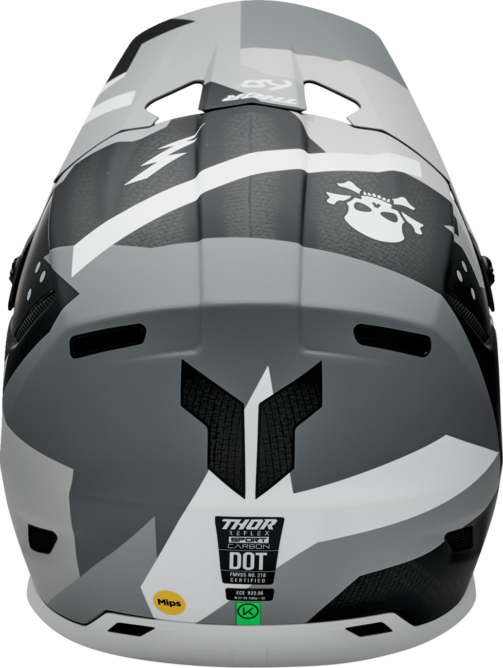 THOR Reflex Sport Helmet - MIPS¨ - Carbon Brave - Gray/White - XL 0110-8761