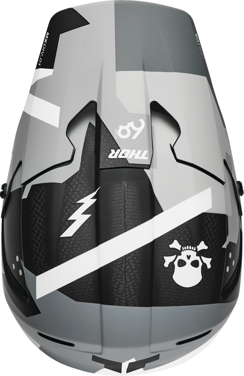 THOR Reflex Sport Helmet - MIPS¨ - Carbon Brave - Gray/White - XL 0110-8761