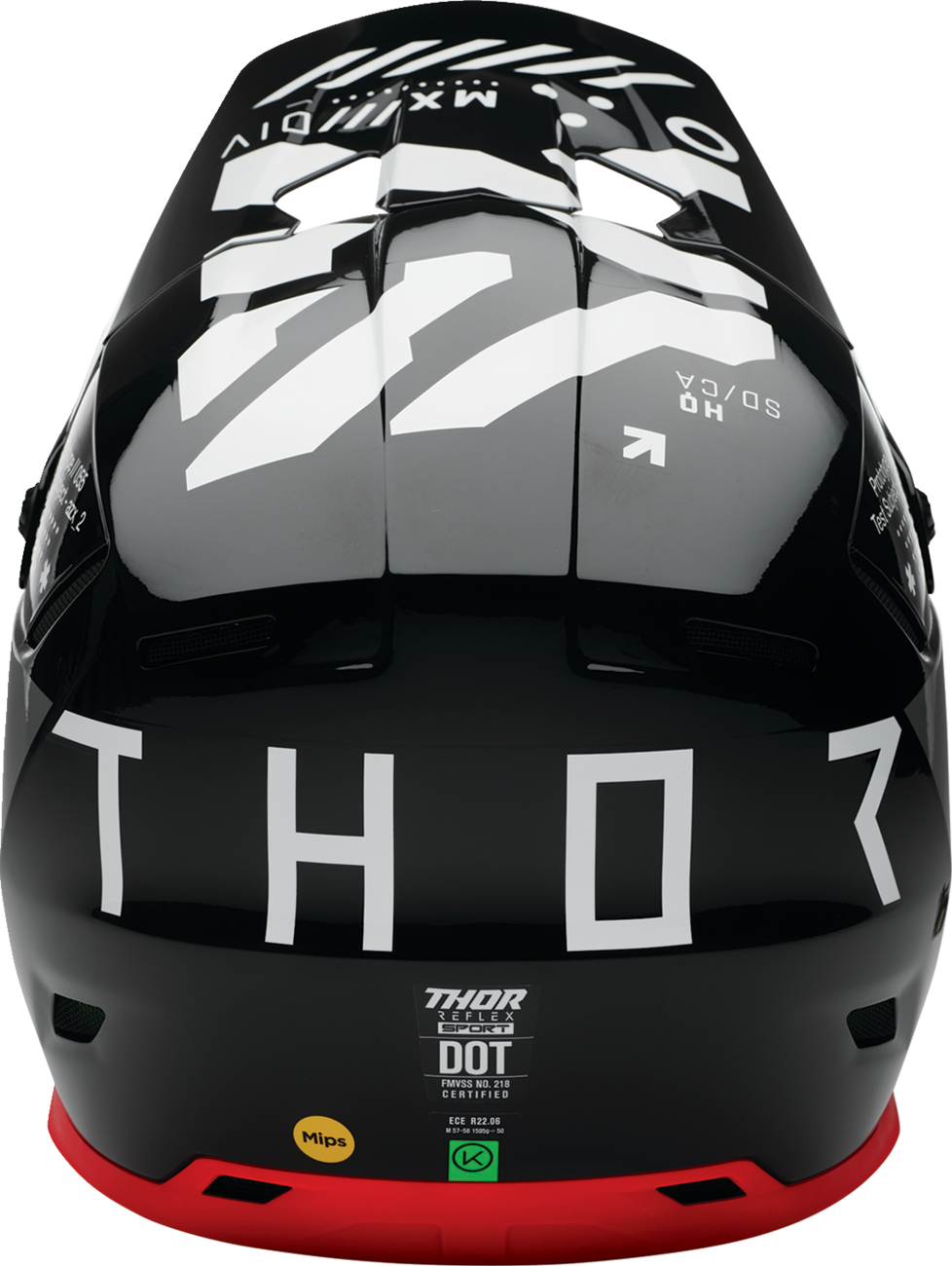THOR Reflex Sport Helmet - Strike - MIPS¨ - Black/Red - Small 0110-8782