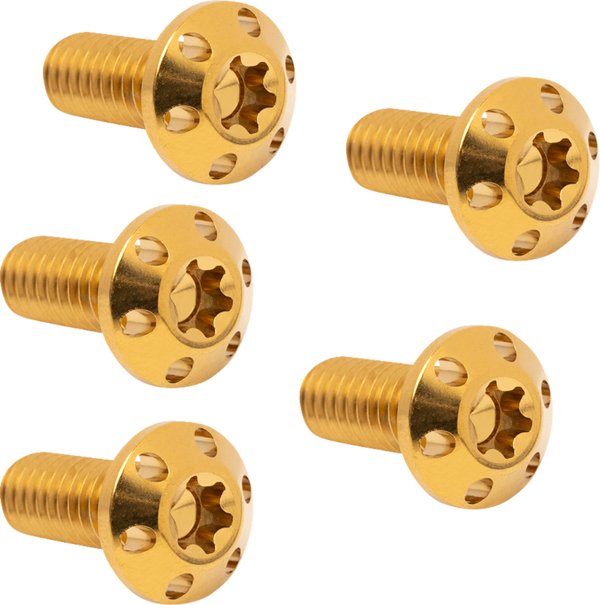 ARLEN NESS Bolt Kit - Holeshot/Brake Rotor/Rear - Hub Mount - Gold - 3/8"-16 x 1" - 5 Pack 300-911