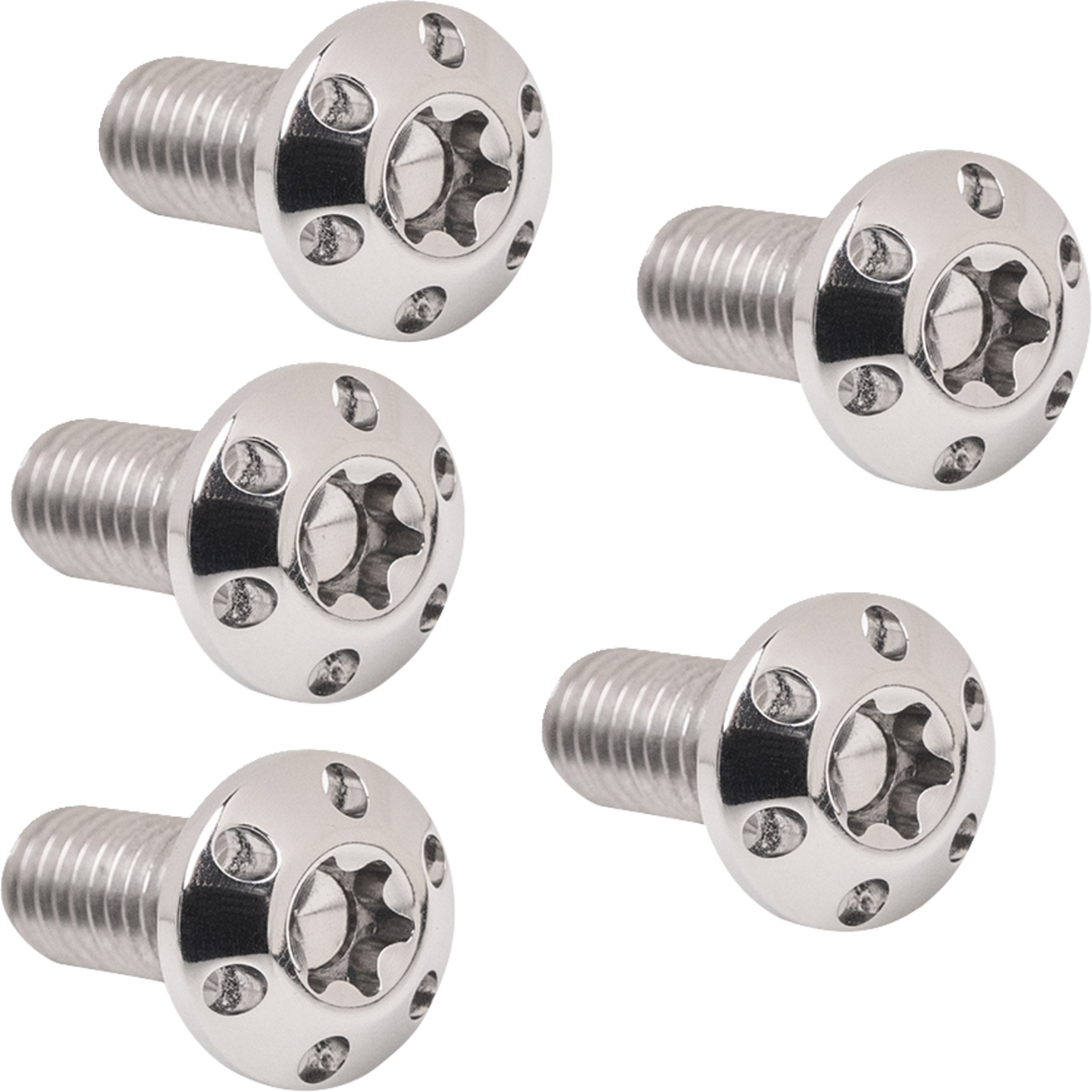 ARLEN NESS Bolt Kit - Holeshot/Brake Rotor/Rear - Hub Mount - Polished - 3/8"-16 x 1" - 5 Pack 300-909