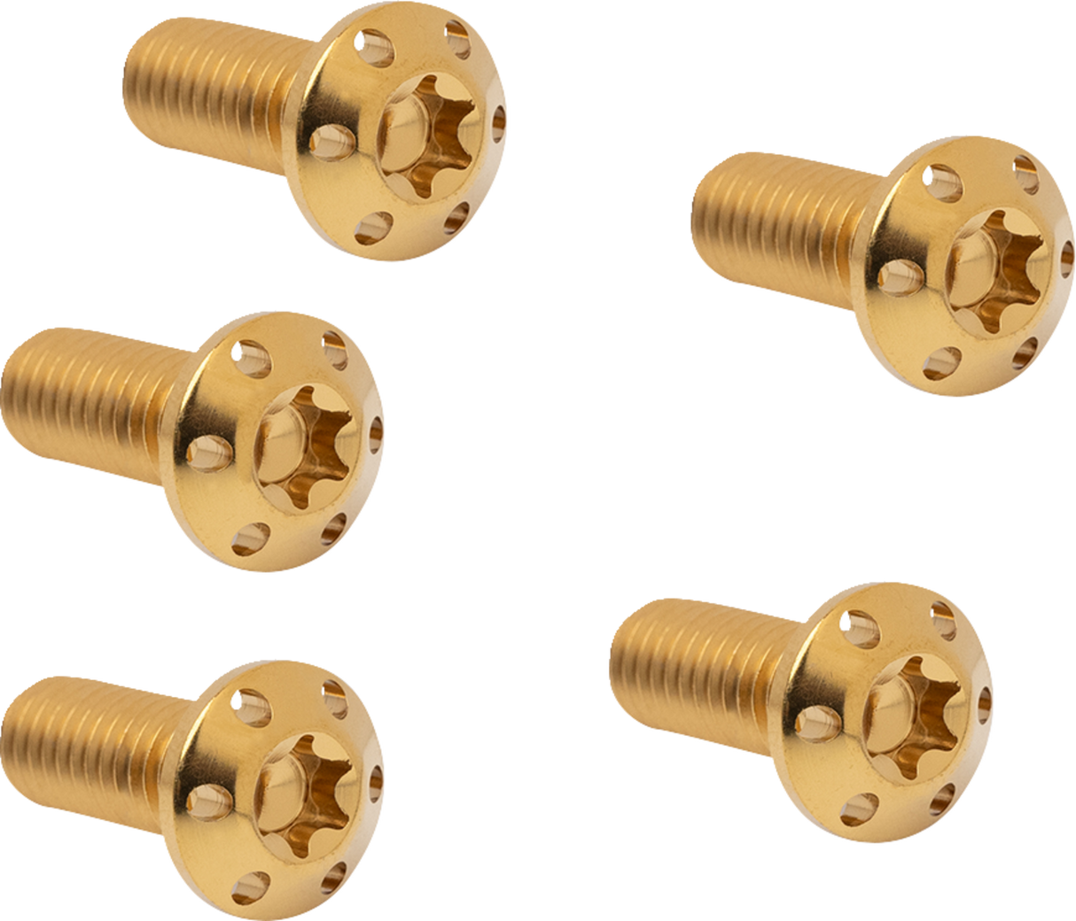 ARLEN NESS Bolt Kit - Holeshot/Brake Rotor/Front - Hub Mount - Gold - 5/16"-18 x 7/8" - 5 Pack 300-914