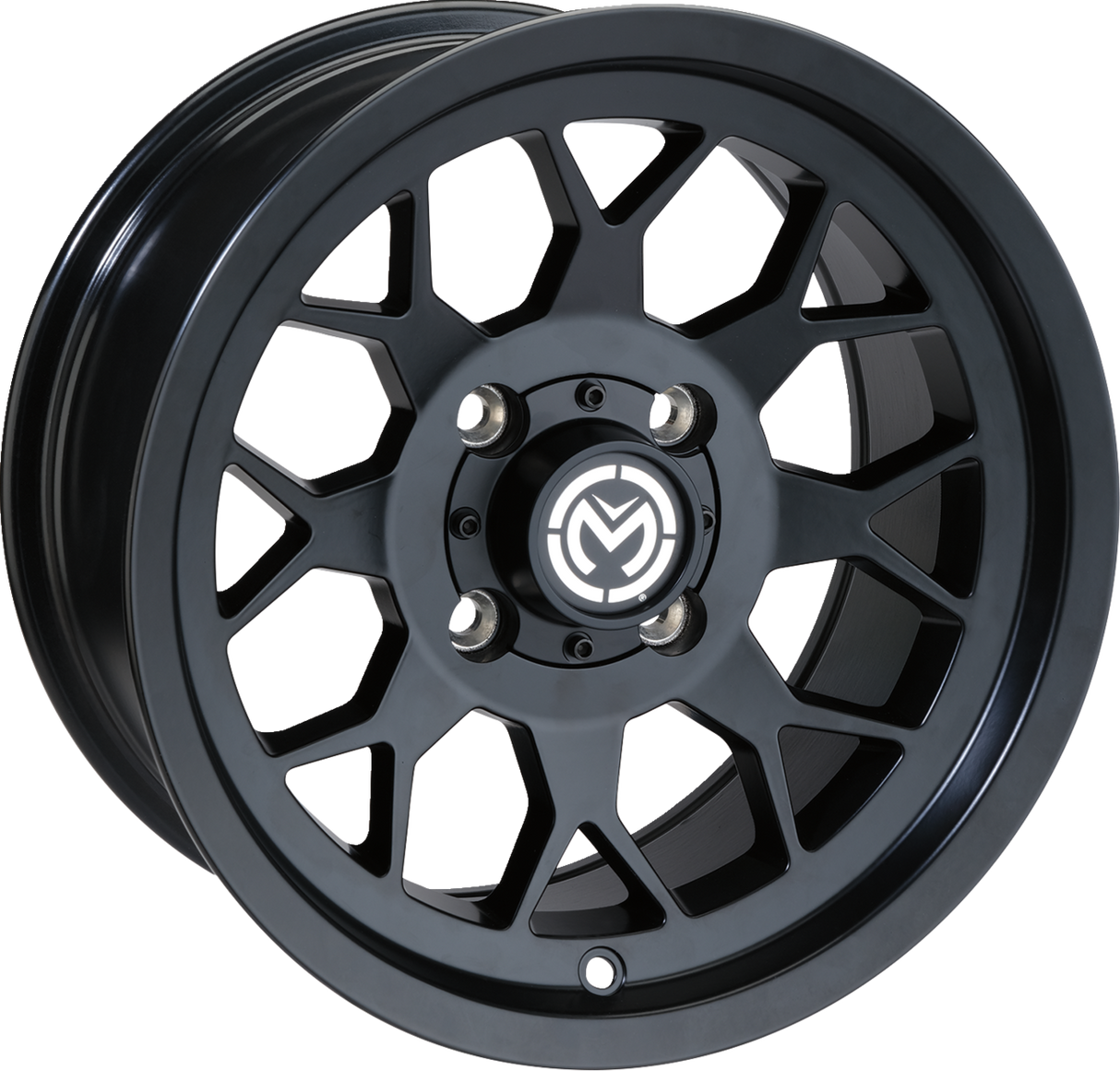 MOOSE UTILITY Wheel - 27X - Front - Black - 12x7 - 4/156 - 4+3 27MO127156MB4
