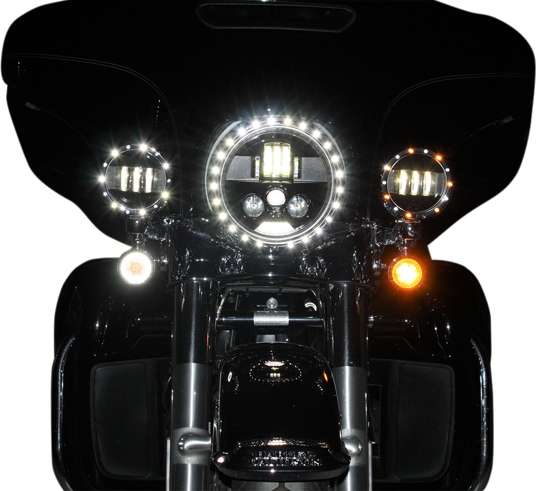Custom Dynamics ProBEAM LED Headlamp 7" - Black PB-7-B - Cycle City Outdoors