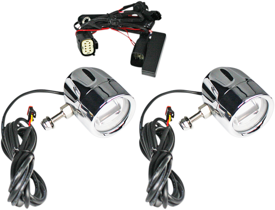 Custom Dynamics LED Fog Light - SS8 - Chrome PB-FOG-SS8-C - Cycle City Outdoors