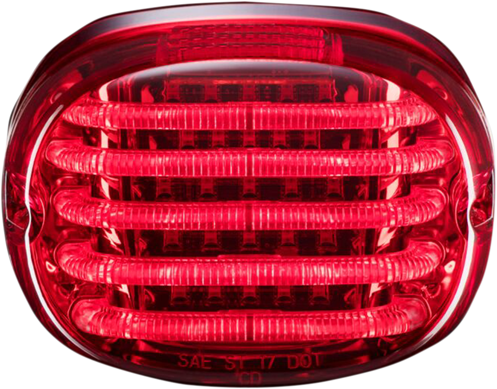Custom Dynamics Taillight - without License Plate Illumination Window - Red PB-TL-SB-R - Cycle City Outdoors