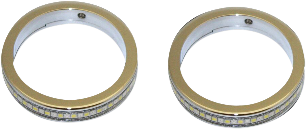 Custom Dynamics Turn Signals with Daytime Running Light - 43 mm - Chrome WA43-AW-CS - Cycle City Outdoors