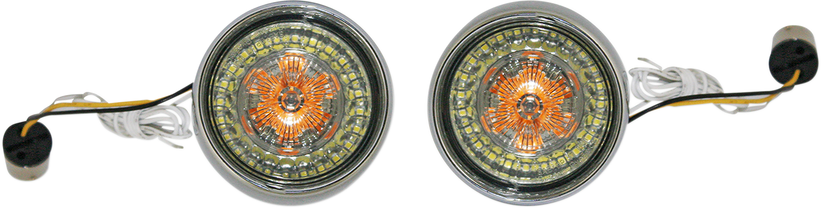 Custom Dynamics Bullet Turn Signal - 1156 - Chrome - Smoke Lens PB-BB-AW-1156CS - Cycle City Outdoors