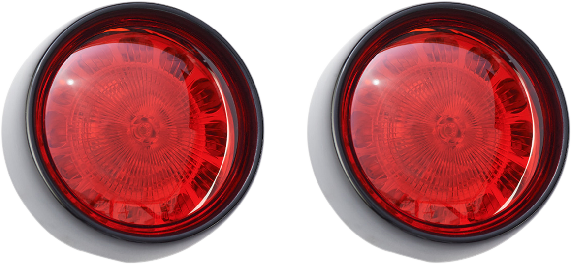 Custom Dynamics Bullet Turn Signal - 1156 - Gloss Black - Red Lens PB-BB-R-1156BR - Cycle City Outdoors