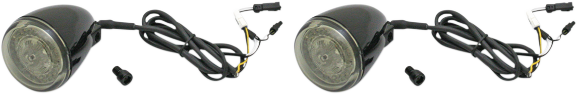 Custom Dynamics ProBEAM? Turn Signals - Gloss Black PB-IND-FTS-AW-B - Cycle City Outdoors