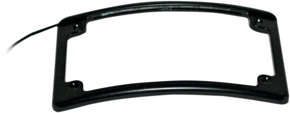 Custom Dynamics LED License Plate Frame - Black LPF-RAD-B-LP - Cycle City Outdoors