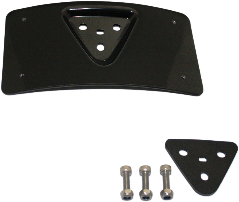 Custom Dynamics Radius License Plate Mount - Black CD-PFM-B - Cycle City Outdoors