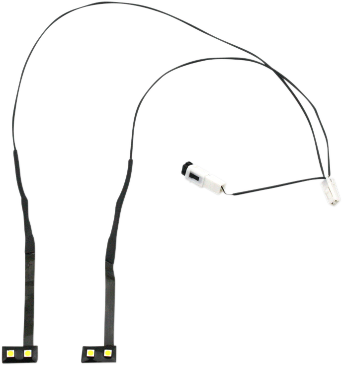 Custom Dynamics Fairing Vent Trim LED Light HD-VENT-LED-WHT - Cycle City Outdoors