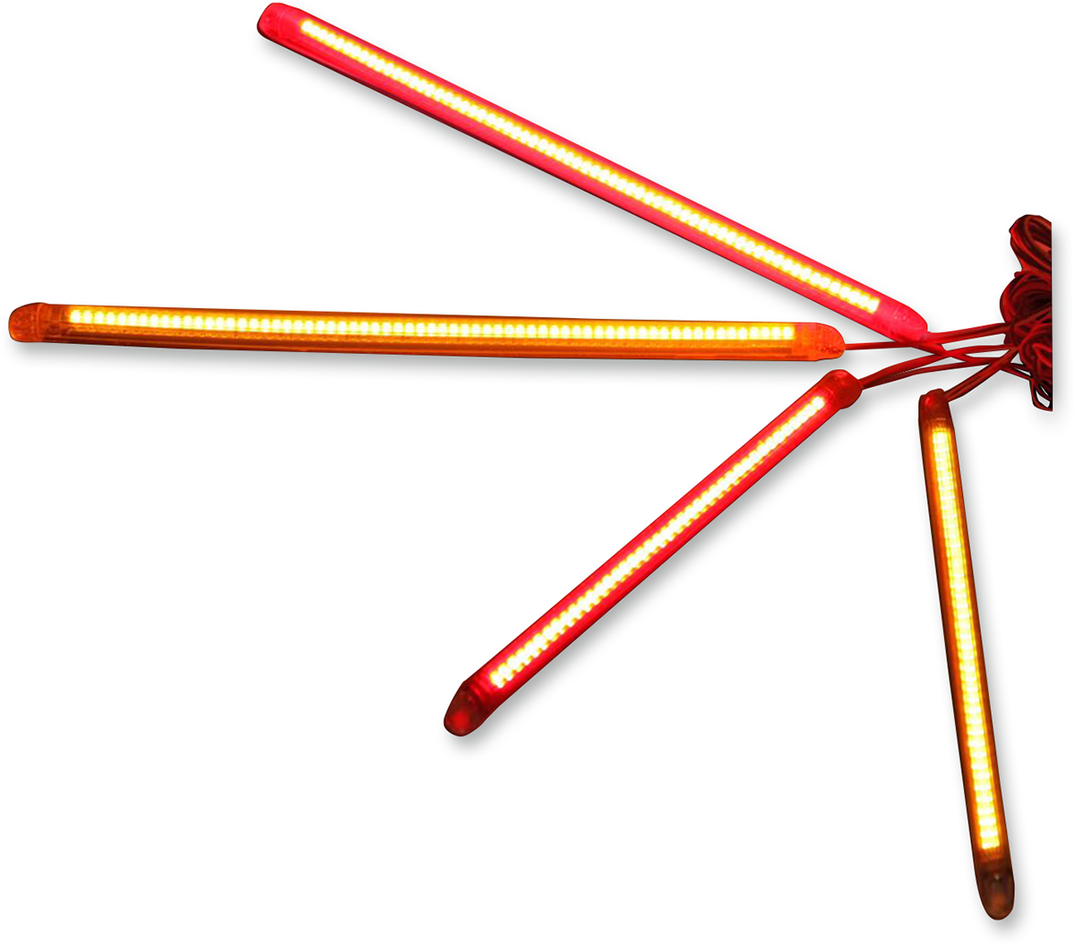 Custom Dynamics Flexible LED Strips - 40 LEDs - Amber/Amber T2F40AA - Cycle City Outdoors