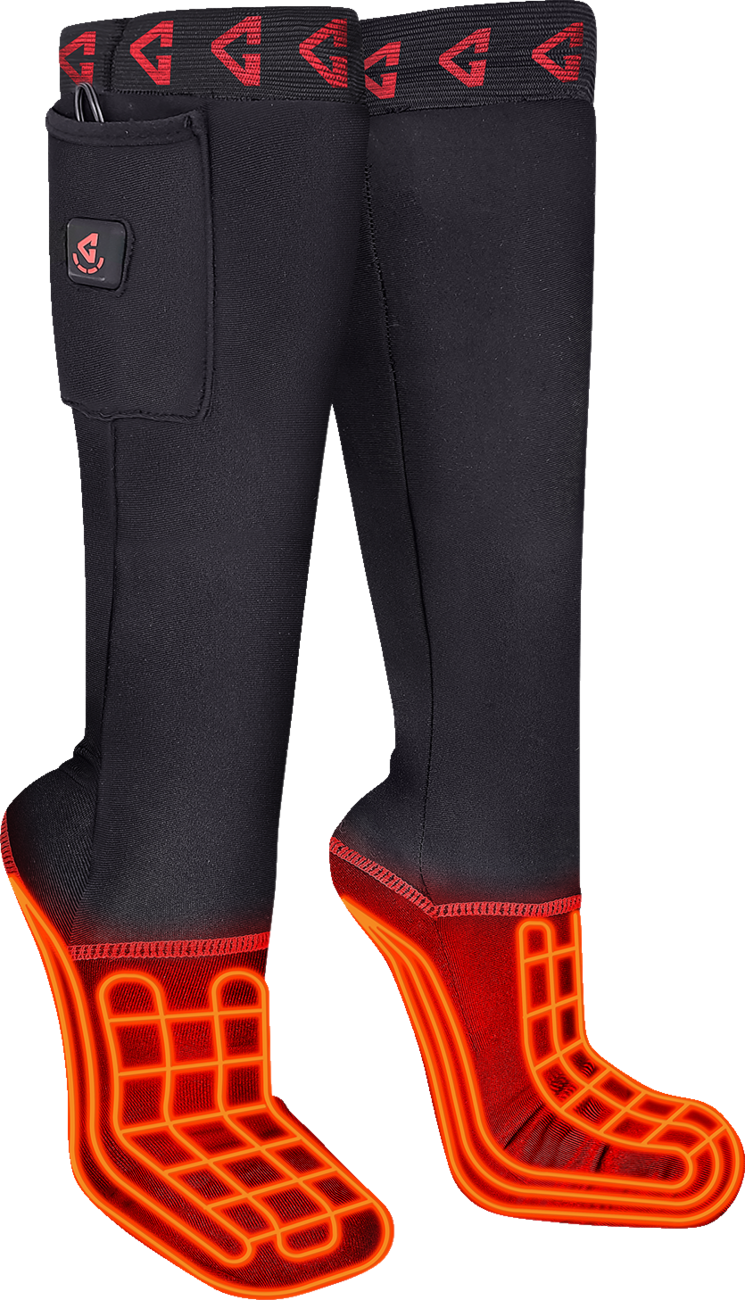 GERBING HEATED CLOTHING 7V Battery Heated Sock Liner - 2XL GERSKLN7VXXL