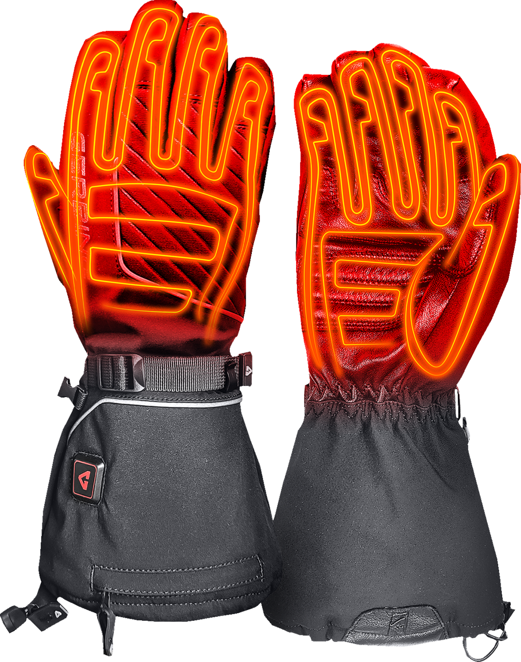 GERBING HEATED CLOTHING 7V Atlas Ultra-Flex Battery Heated Gloves - Black - XL GERAFGV7VMXL