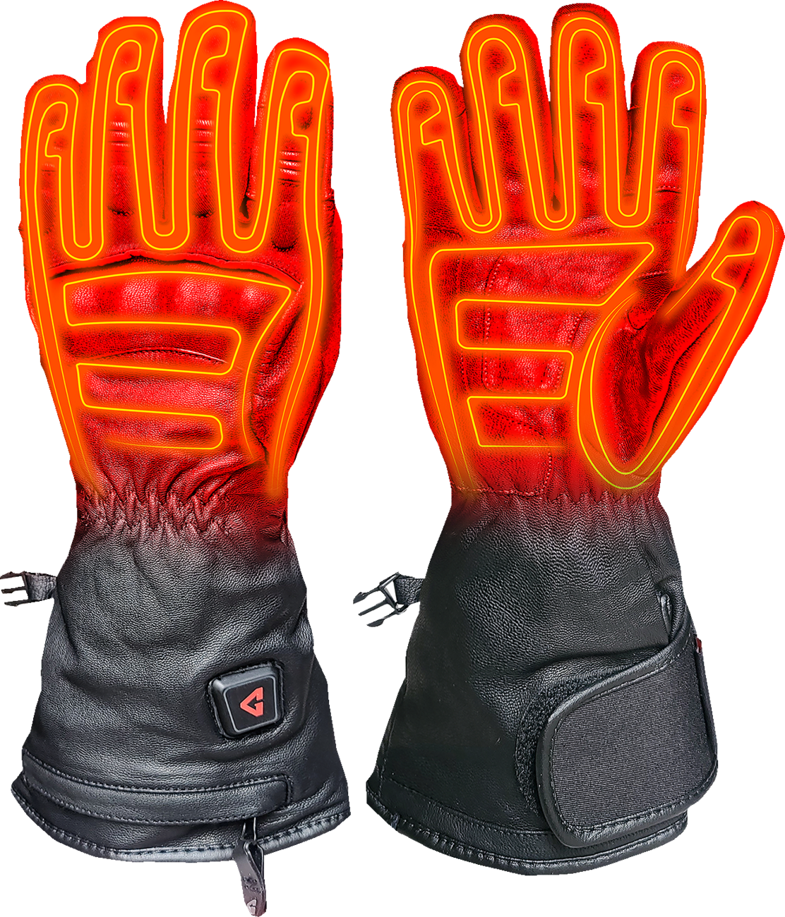 GERBING HEATED CLOTHING 7V Hard Knuckle Battery Heated Gloves - Black - Large GERGVHK7VBL