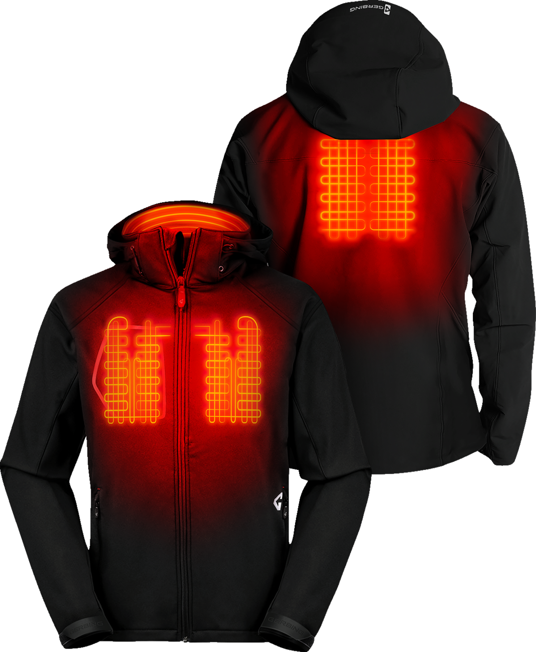 GERBING HEATED CLOTHING 7V Torrid Softshell Heated Jacket 2.0 - Black - Small GERTJKT7VMBS