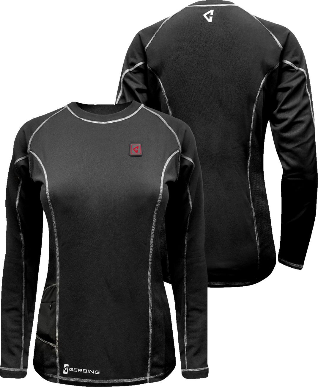 GERBING HEATED CLOTHING Women's 7V Heated Base Layer Shirt - S GERBLS7VWBLKS