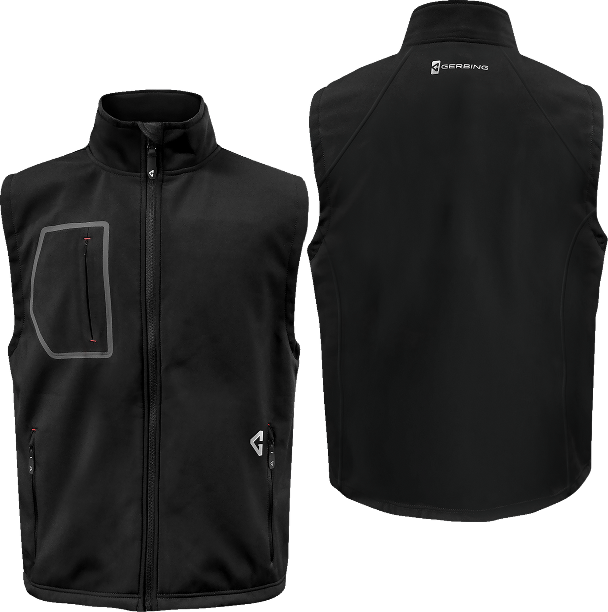 GERBING HEATED CLOTHING 7V Torrid Softshell Heated Vest 2.0 - Black - Medium GERTVST7VMBM