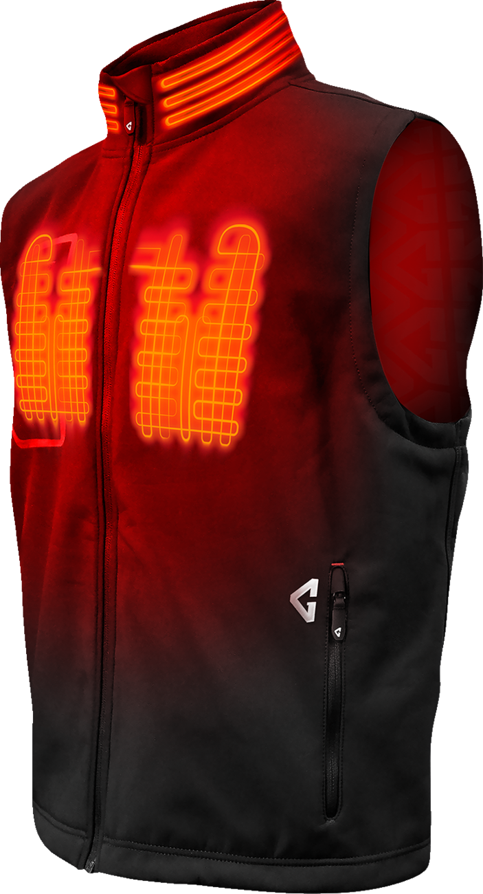GERBING HEATED CLOTHING 7V Torrid Softshell Heated Vest 2.0 - Black - Large GERTVST7VMBL