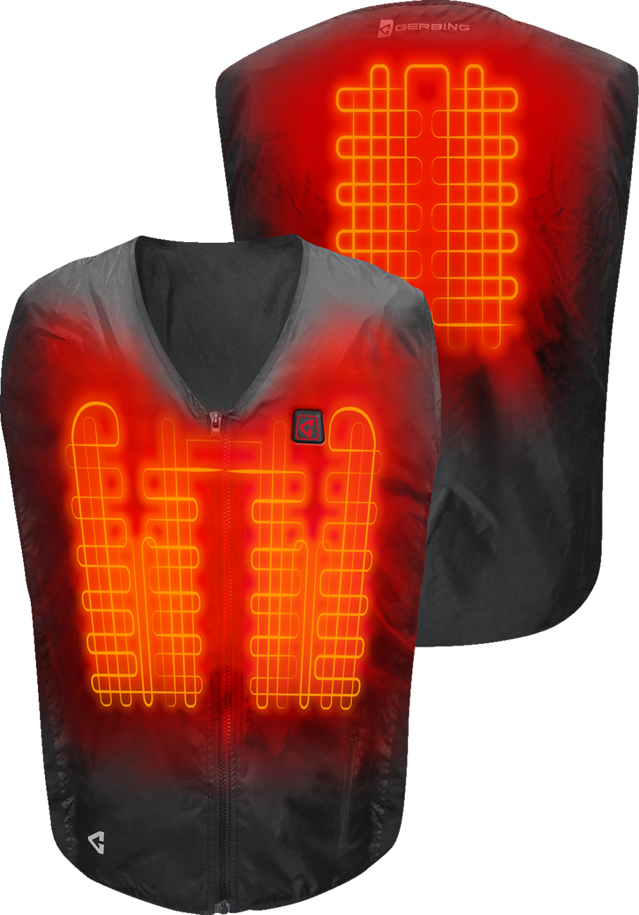 GERBING HEATED CLOTHING 7V Battery Heated Vest Liner - Black - S/M GERVTLN7VUNIBLKSM