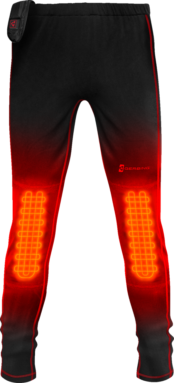 GERBING HEATED CLOTHING 7V Heated Base Layer Pants - Black - Large GERBLP7VMBL