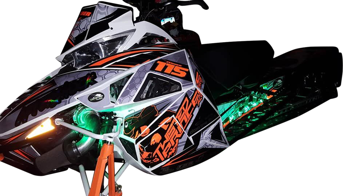 Custom Dynamics Snowmobile LED Running Board Kit MWZ-OR-SNOW-01 - Cycle City Outdoors