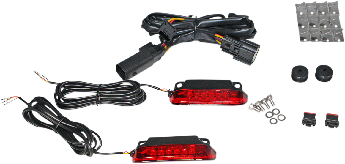 Custom Dynamics Luggage Rack Light Bar - Red CD-LR-07-R - Cycle City Outdoors