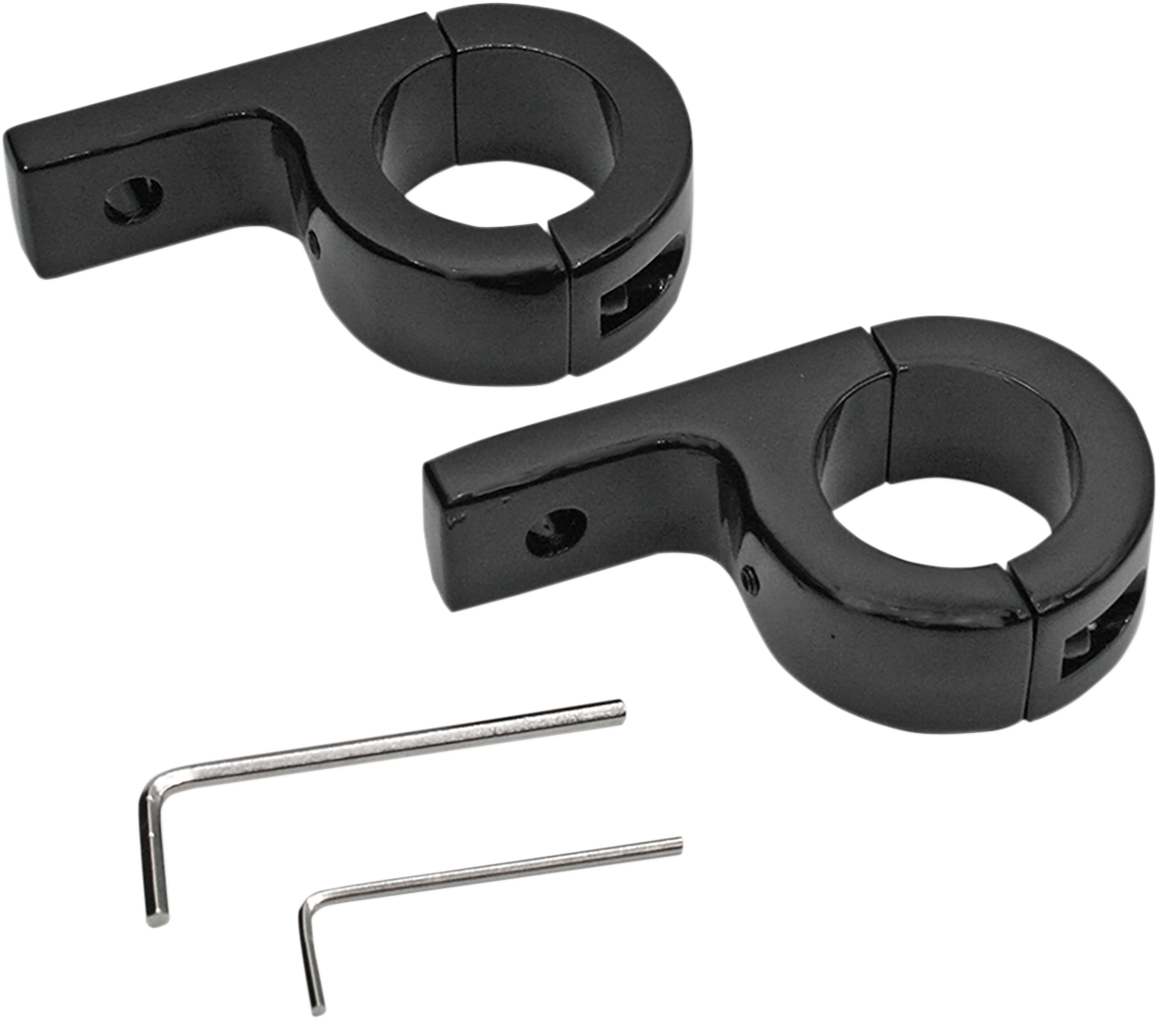 Custom Dynamics Mount Kit for 1-1/4" Tube - Gloss Black PB-125-B - Cycle City Outdoors