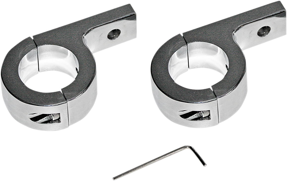 Custom Dynamics Mount Kit for 1-1/4" Tube - Chrome PB-125-C - Cycle City Outdoors